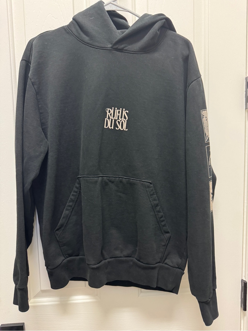 Source Unknown Black Rufus Du Sol Logo Hoodie